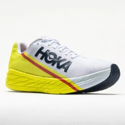 Hoka One One Rocket X Unisex White/Evening Primrose -Comfort Shoes Store 046959 5