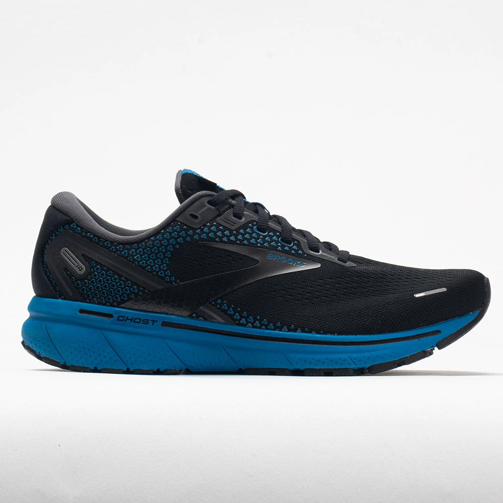 Brooks Ghost 14 Men's Black/Blackened Pearl/Blue 1 Brooks Ghost 14 Men's Black/Blackened Pearl/Blue