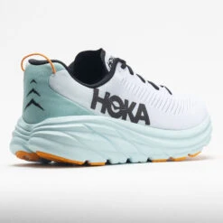HOKA Rincon 3 Men's White/Blue Glass -Comfort Shoes Store 047672 6