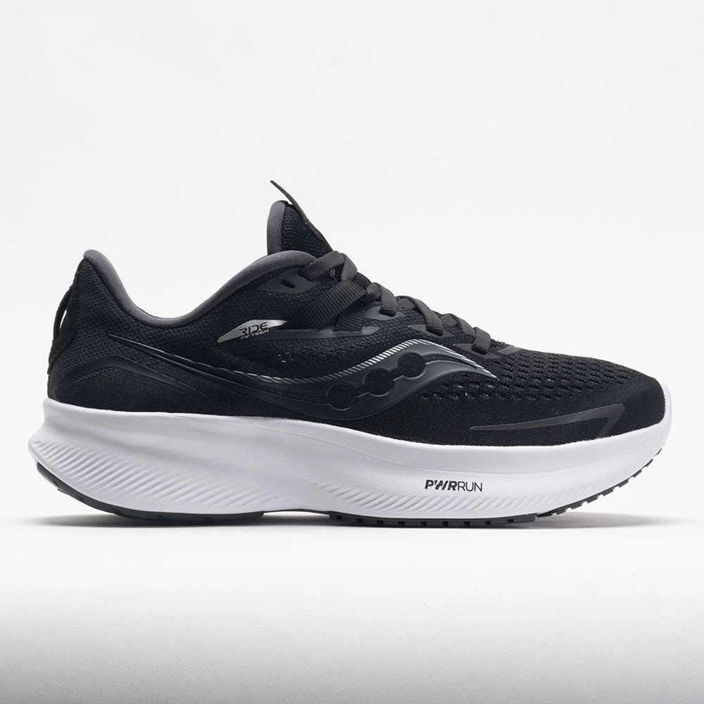 Saucony Ride 15 Men's Black/White 1 Saucony Ride 15 Men's Black/White