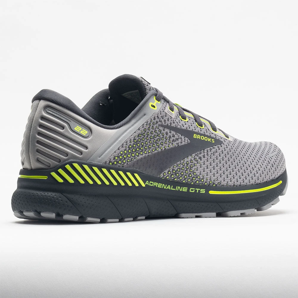 Brooks Adrenaline GTS 22 Men's Grey/Pearl/Nightlife 6 Brooks Adrenaline GTS 22 Men's Grey/Pearl/Nightlife - Image 6