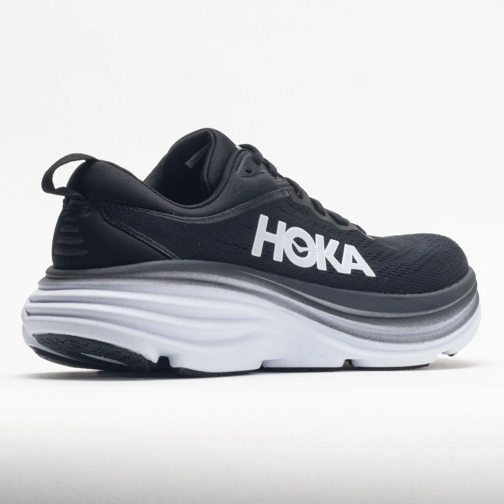 HOKA Bondi 8 Women's Black/White 6 HOKA Bondi 8 Women's Black/White - Image 6
