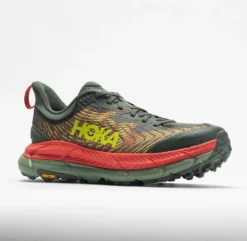 HOKA Mafate Speed 4 Men's Thyme/Fiesta -Comfort Shoes Store 048635 5