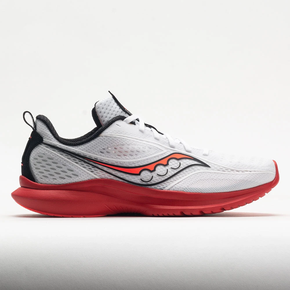 Saucony Kinvara 13 Men's White/Black/VIZI 1 Saucony Kinvara 13 Men's White/Black/VIZI