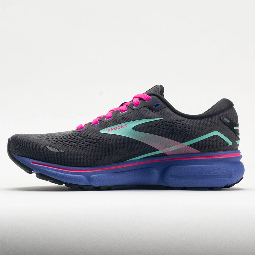Brooks Ghost 15 Women's Black/Blue/Aruba 2 Brooks Ghost 15 Women's Black/Blue/Aruba - Image 2