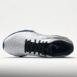 Mizuno Wave Sky 6 Men's White/Cyber Yellow -Comfort Shoes Store 049115 2