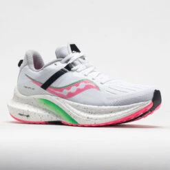 Saucony Tempus Women's White/VIZI Pink -Comfort Shoes Store 049342 5
