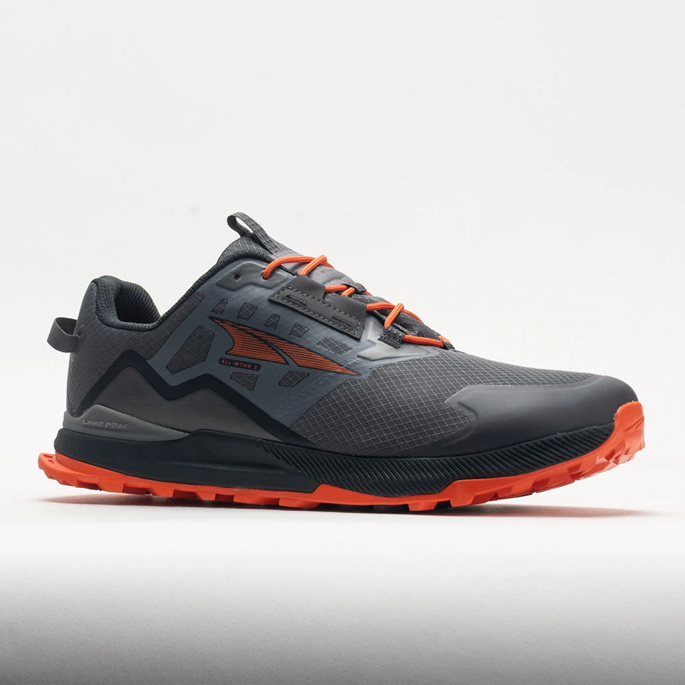 Altra Lone Peak All-Weather Low 2 Men's Gray/Orange 5 Altra Lone Peak All-Weather Low 2 Men's Gray/Orange - Image 5