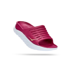 Hoka Women's Ora Recovery Slide (FFBT - Festival Fuchsia/Butterfly)