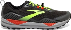 BROOKS Men's Cascadia 15 (076 - Black/raven/cherry Tomato)