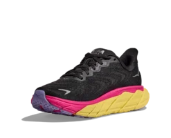 Hoka Women's Arahi 6 (BPYR - Black/Pink Yarrow) -Comfort Shoes Store 1123195 BPYR 3