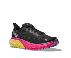 Hoka Women's Arahi 6 (BPYR - Black/Pink Yarrow) -Comfort Shoes Store 1123195 BPYR 6