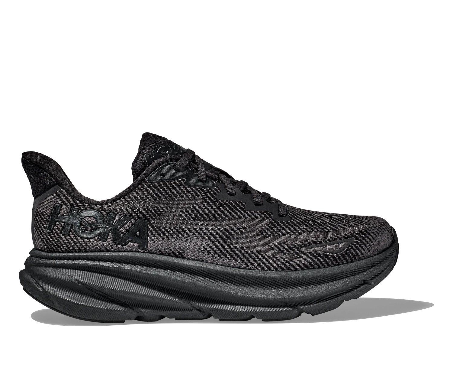 Hoka Men's Clifton 9 (BBLC - Black/Black) 1 Hoka Men's Clifton 9 (BBLC - Black/Black)