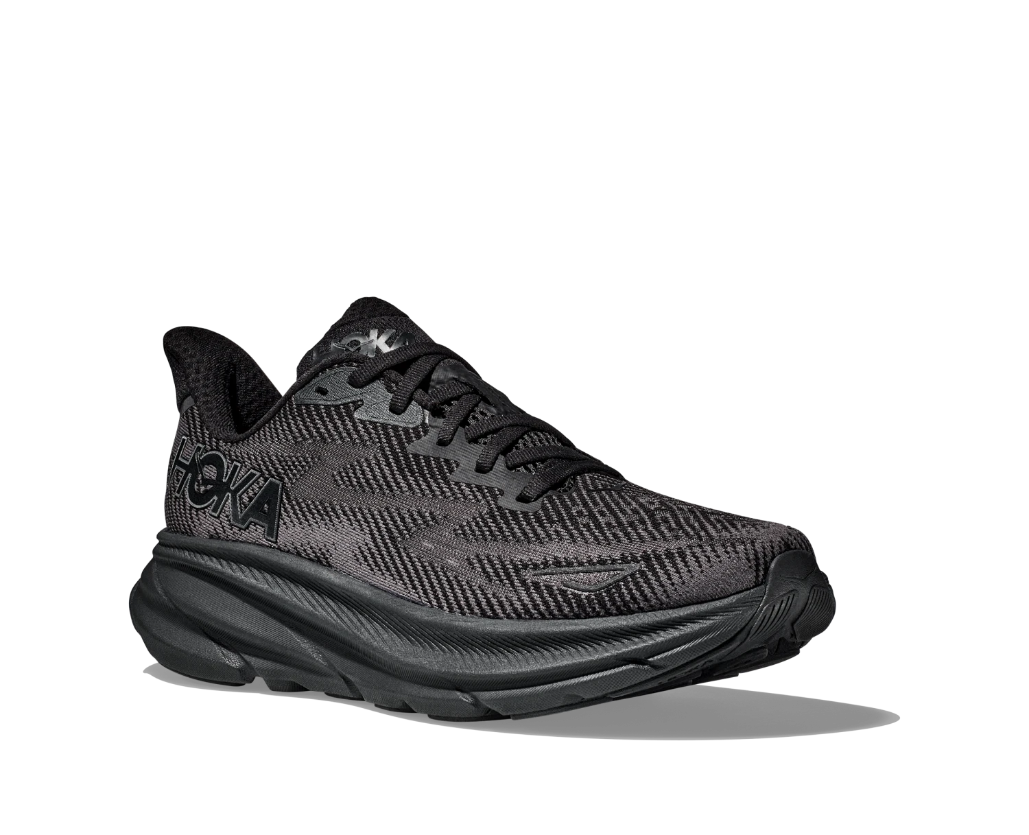 Hoka Men's Clifton 9 (BBLC - Black/Black) 3 Hoka Men's Clifton 9 (BBLC - Black/Black) - Image 3