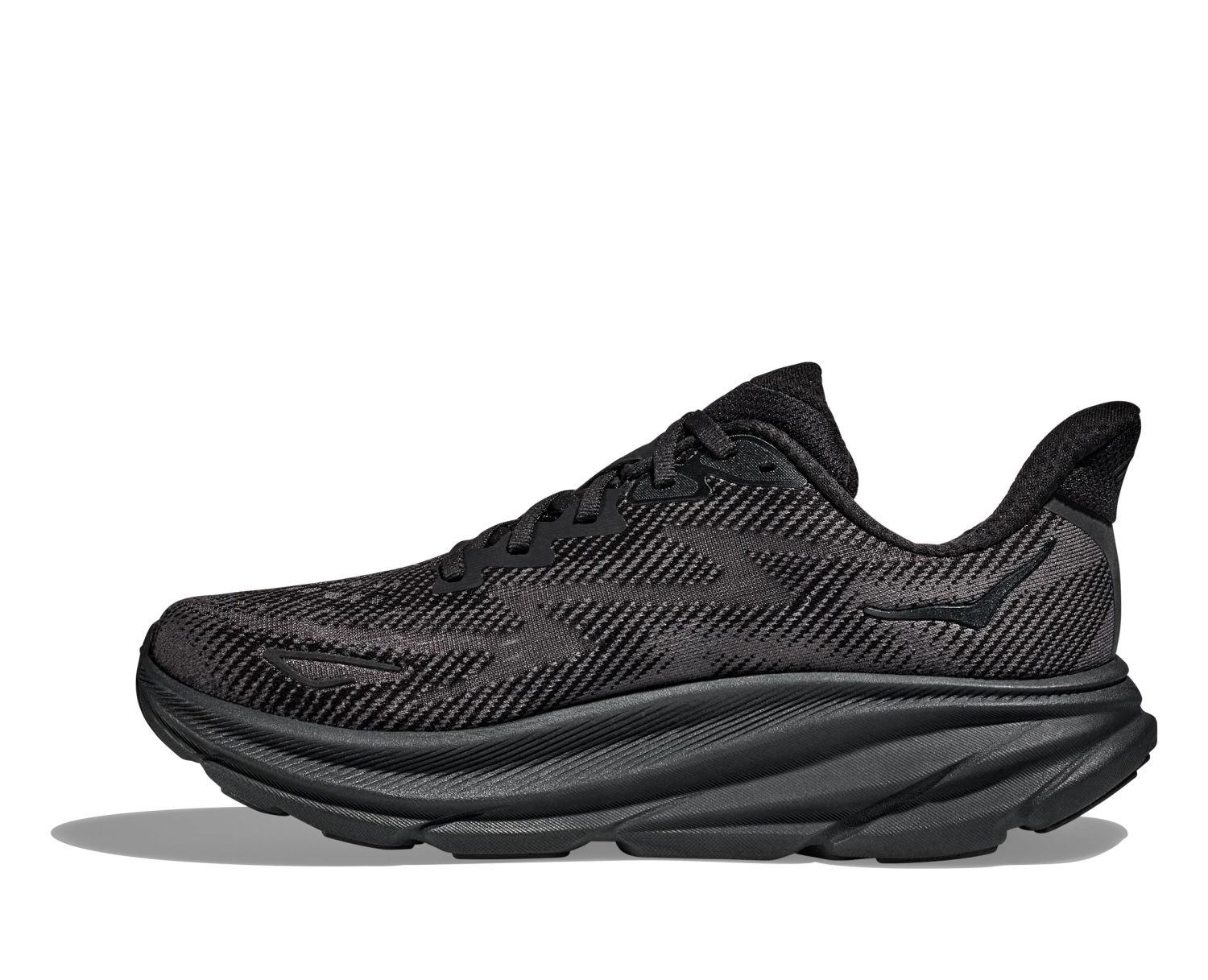 Hoka Men's Clifton 9 (BBLC - Black/Black) 2 Hoka Men's Clifton 9 (BBLC - Black/Black) - Image 2