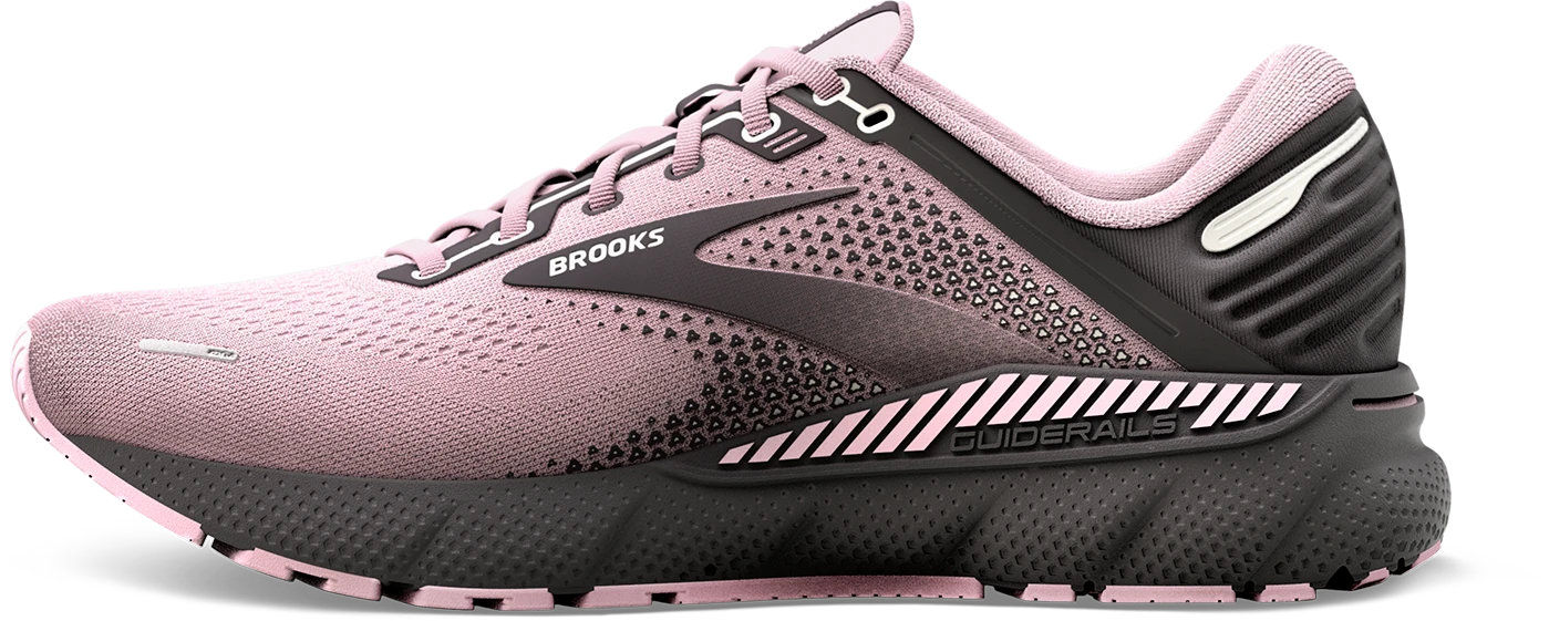 BROOKS Women's Adrenaline GTS 22 (678 - Pink/Blackened Pearl) 2 BROOKS Women's Adrenaline GTS 22 (678 - Pink/Blackened Pearl) - Image 2