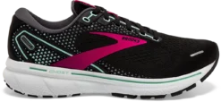 BROOKS Women's Ghost 14 (013 - Black/Pink/Yucca)