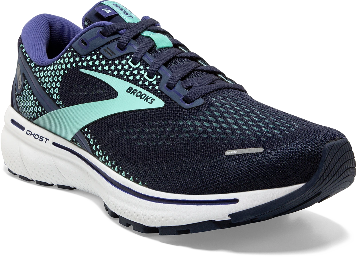 BROOKS Women's Ghost 14 (446 - Peacoat/Yucca/Navy) 3 BROOKS Women's Ghost 14 (446 - Peacoat/Yucca/Navy) - Image 3