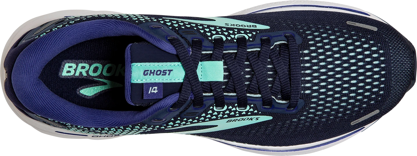 BROOKS Women's Ghost 14 (446 - Peacoat/Yucca/Navy) 5 BROOKS Women's Ghost 14 (446 - Peacoat/Yucca/Navy) - Image 5