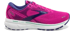 BROOKS Women's Ghost 14 (612 - Fuchsia/Yucca/Navy)