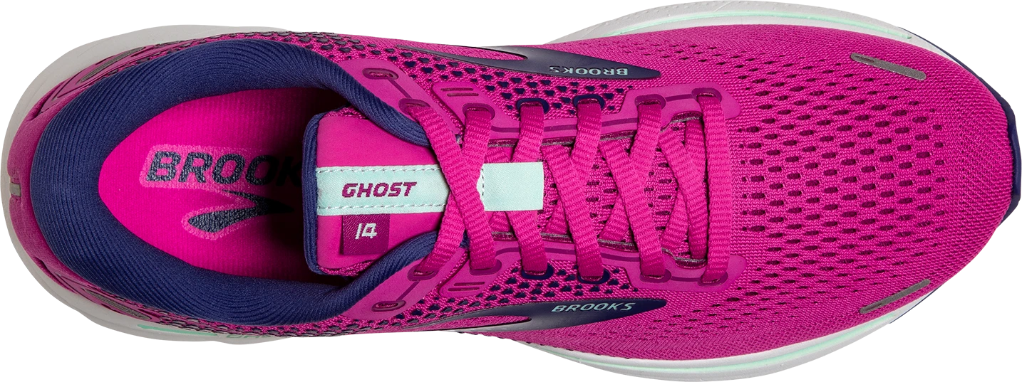 BROOKS Women's Ghost 14 (612 - Fuchsia/Yucca/Navy) 5 BROOKS Women's Ghost 14 (612 - Fuchsia/Yucca/Navy) - Image 5