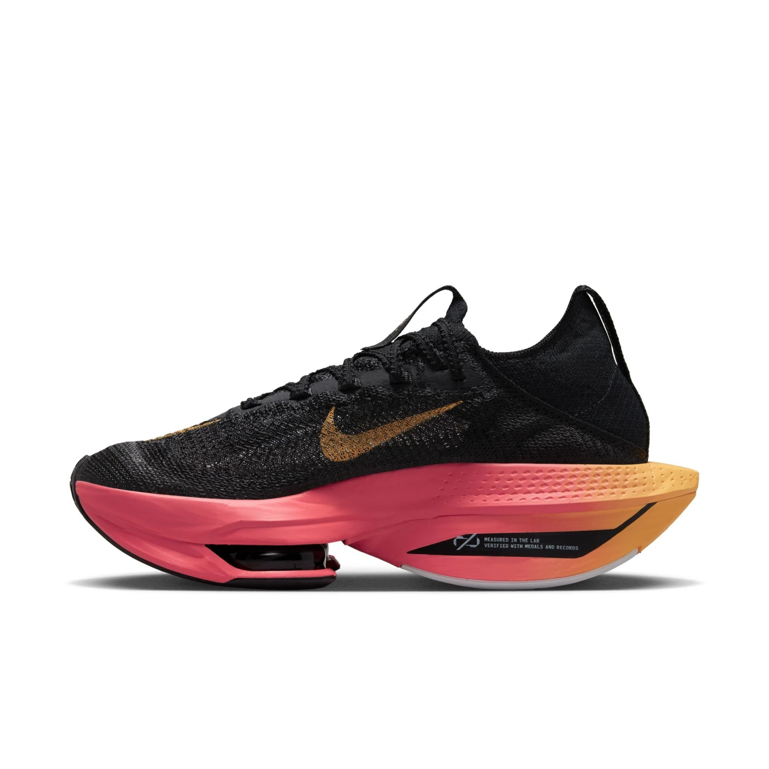 Nike Women's Air Zoom Alphafly NEXT% 2 "Fast Pack" (001 - Black/Sea Coral/White/Topaz Gold) 2 Nike Women's Air Zoom Alphafly NEXT% 2 "Fast Pack" (001 - Black/Sea Coral/White/Topaz Gold) - Image 2