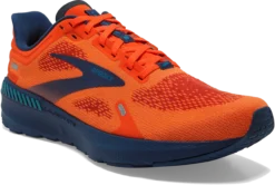 BROOKS Men’s Launch GTS 9 (854 - Flame/Titan/Crystal Teal) -Comfort Shoes Store 437DB4A8 ABCB 43D8 B30E D00072D07C1C