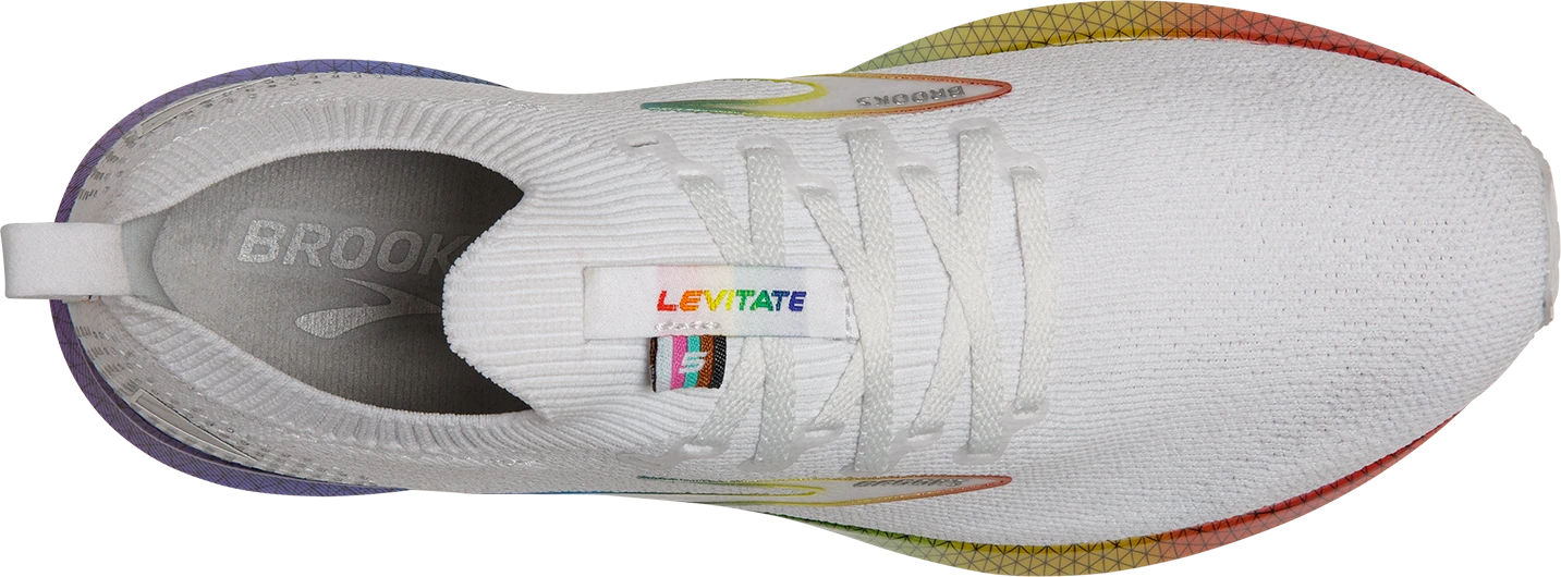 BROOKS Women’s "Love Moves" Levitate Stealthfit 5 (197 - White/Oyster/Multi) 6 BROOKS Women’s "Love Moves" Levitate Stealthfit 5 (197 - White/Oyster/Multi) - Image 6