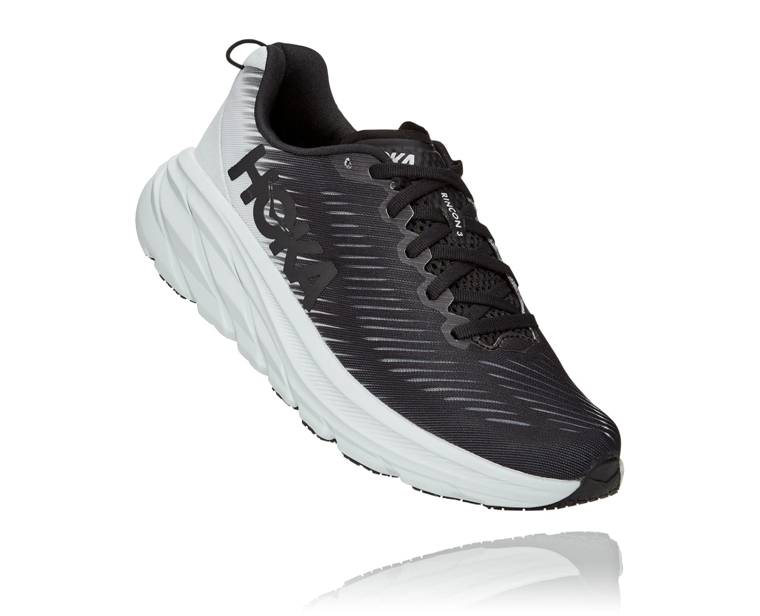 Hoka Women's Rincon 3 (BWHT - Black/White) 1 Hoka Women's Rincon 3 (BWHT - Black/White)