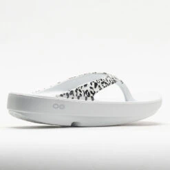 OOFOS OOlala Limited Women's White/Black Leopard -Comfort Shoes Store 570571 6
