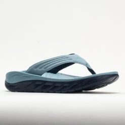 HOKA Ora Recovery Flip Men's Stone Blue/Outer Space -Comfort Shoes Store 570604 5