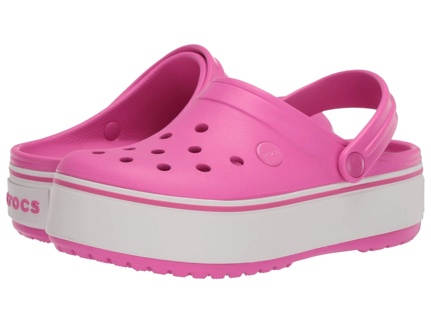 Crocs Kids Crocband™ Platform Clog (Little Kid/Big Kid) 1 Crocs Kids Crocband™ Platform Clog (Little Kid/Big Kid)