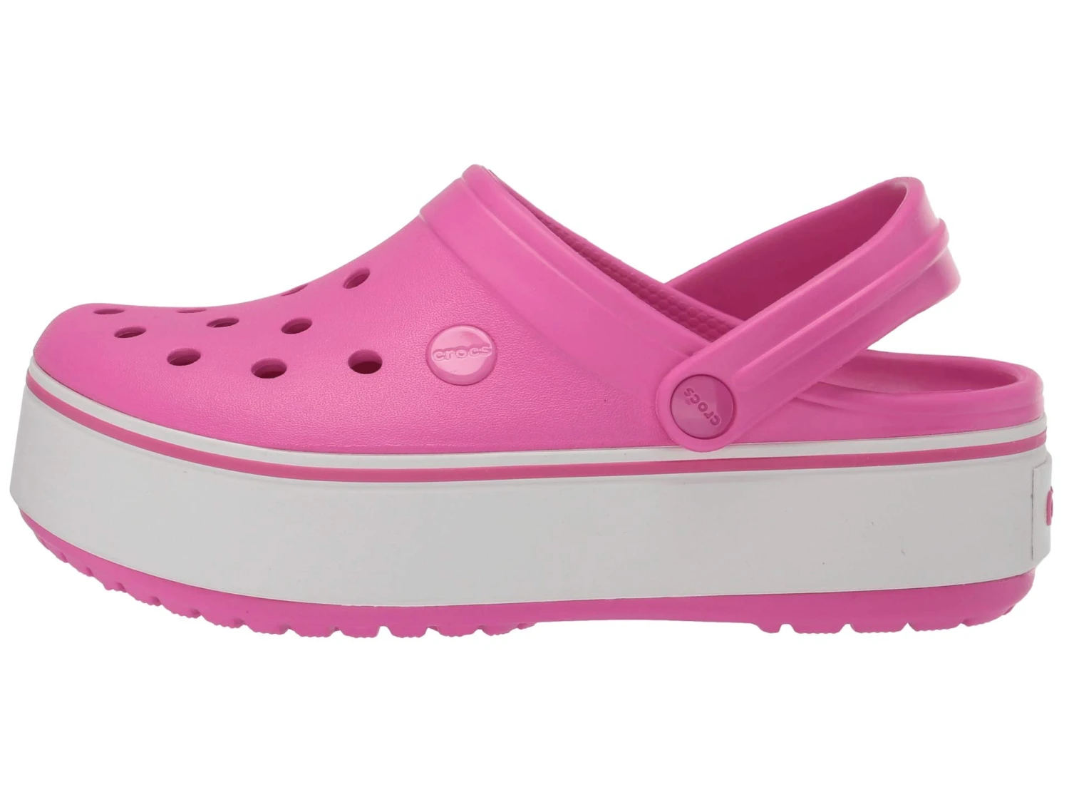 Crocs Kids Crocband™ Platform Clog (Little Kid/Big Kid) 4 Crocs Kids Crocband™ Platform Clog (Little Kid/Big Kid) - Image 4