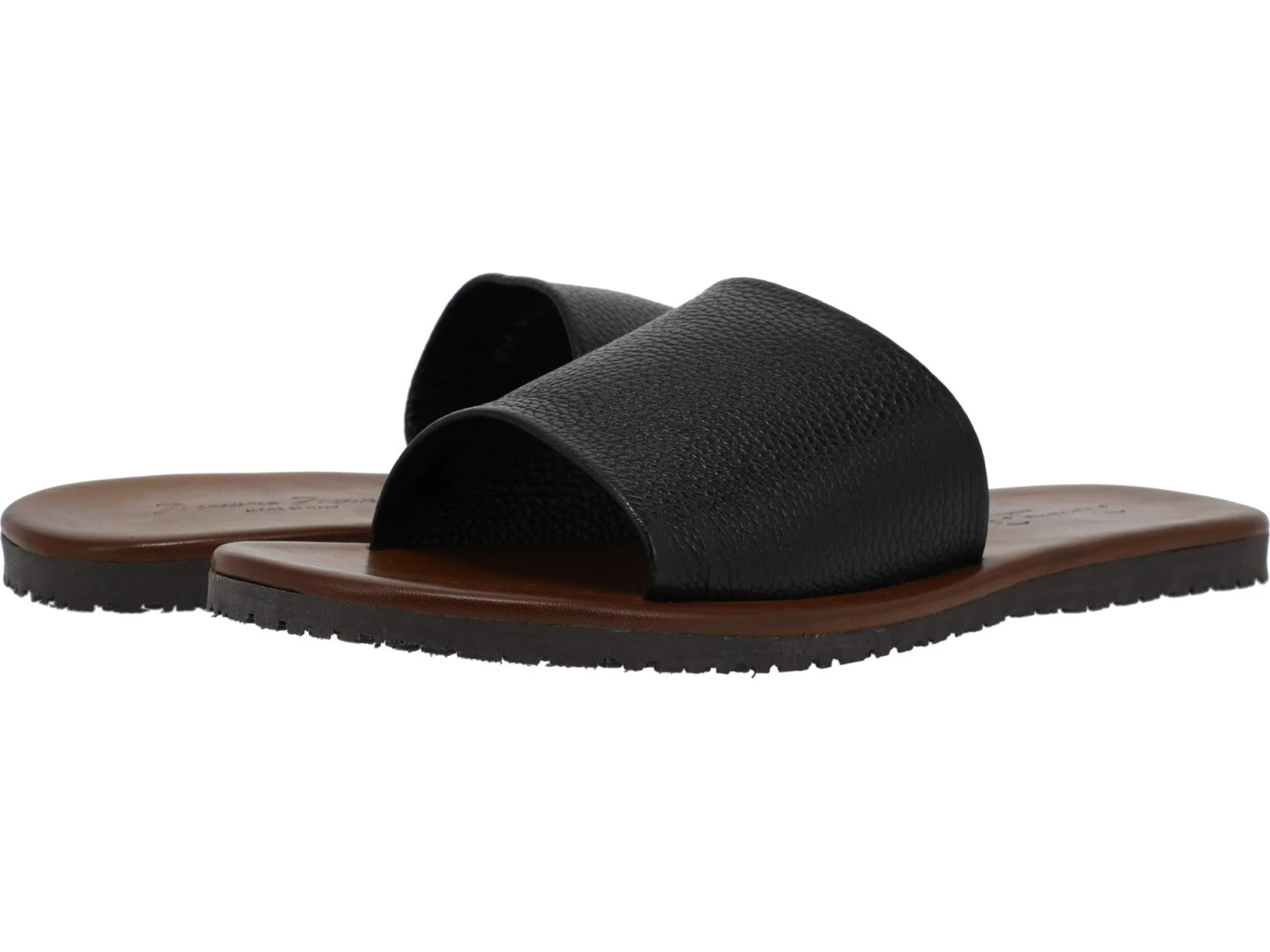 Massimo Matteo Adria Leather Slide 1 Massimo Matteo Adria Leather Slide