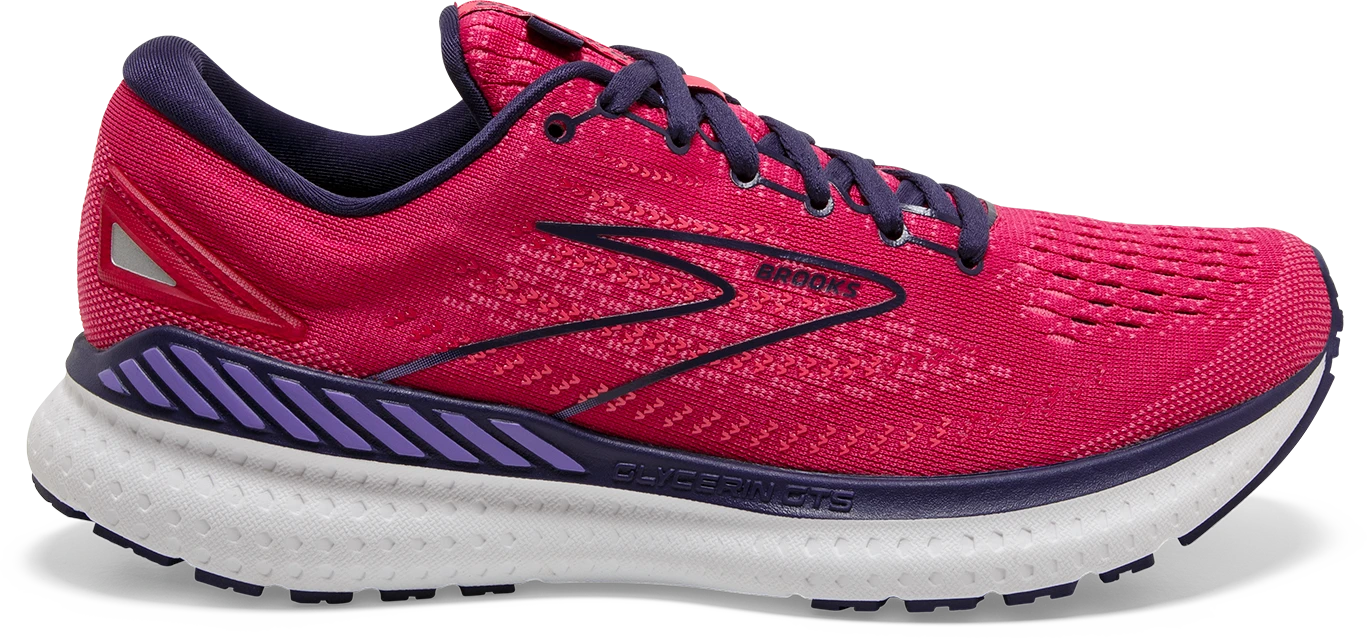 BROOKS Women's Glycerin GTS 19 (623 - Barberry/Purple/Calypso) 1 BROOKS Women's Glycerin GTS 19 (623 - Barberry/Purple/Calypso)