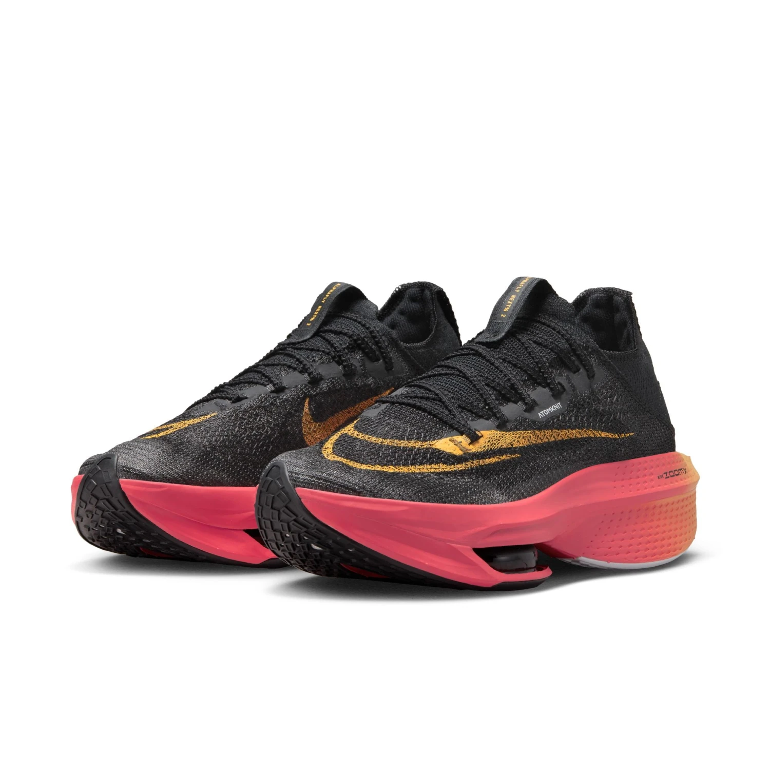 Nike Women's Air Zoom Alphafly NEXT% 2 "Fast Pack" (001 - Black/Sea Coral/White/Topaz Gold) 3 Nike Women's Air Zoom Alphafly NEXT% 2 "Fast Pack" (001 - Black/Sea Coral/White/Topaz Gold) - Image 3