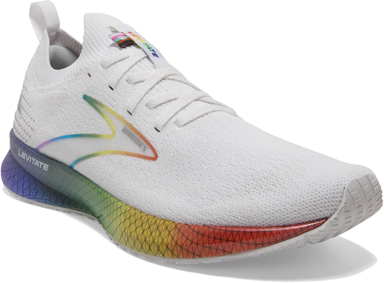 BROOKS Women’s "Love Moves" Levitate Stealthfit 5 (197 - White/Oyster/Multi) 3 BROOKS Women’s "Love Moves" Levitate Stealthfit 5 (197 - White/Oyster/Multi) - Image 3