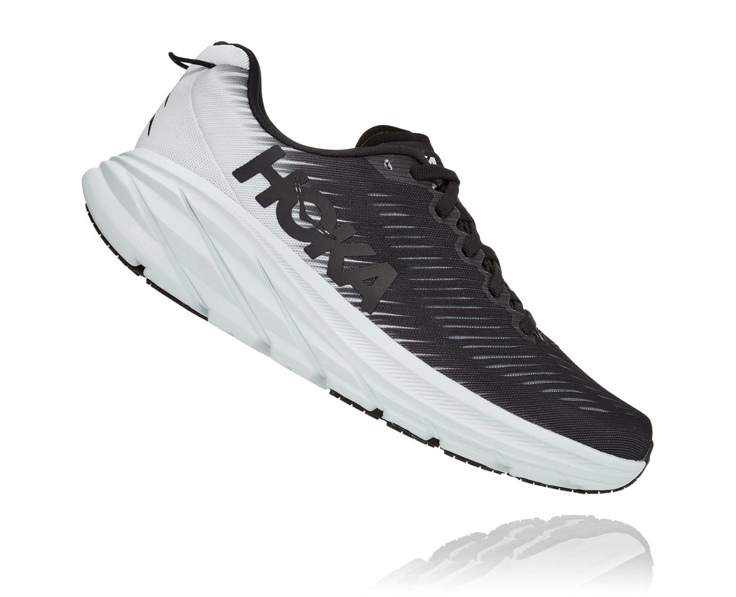 Hoka Women's Rincon 3 (BWHT - Black/White) 2 Hoka Women's Rincon 3 (BWHT - Black/White) - Image 2