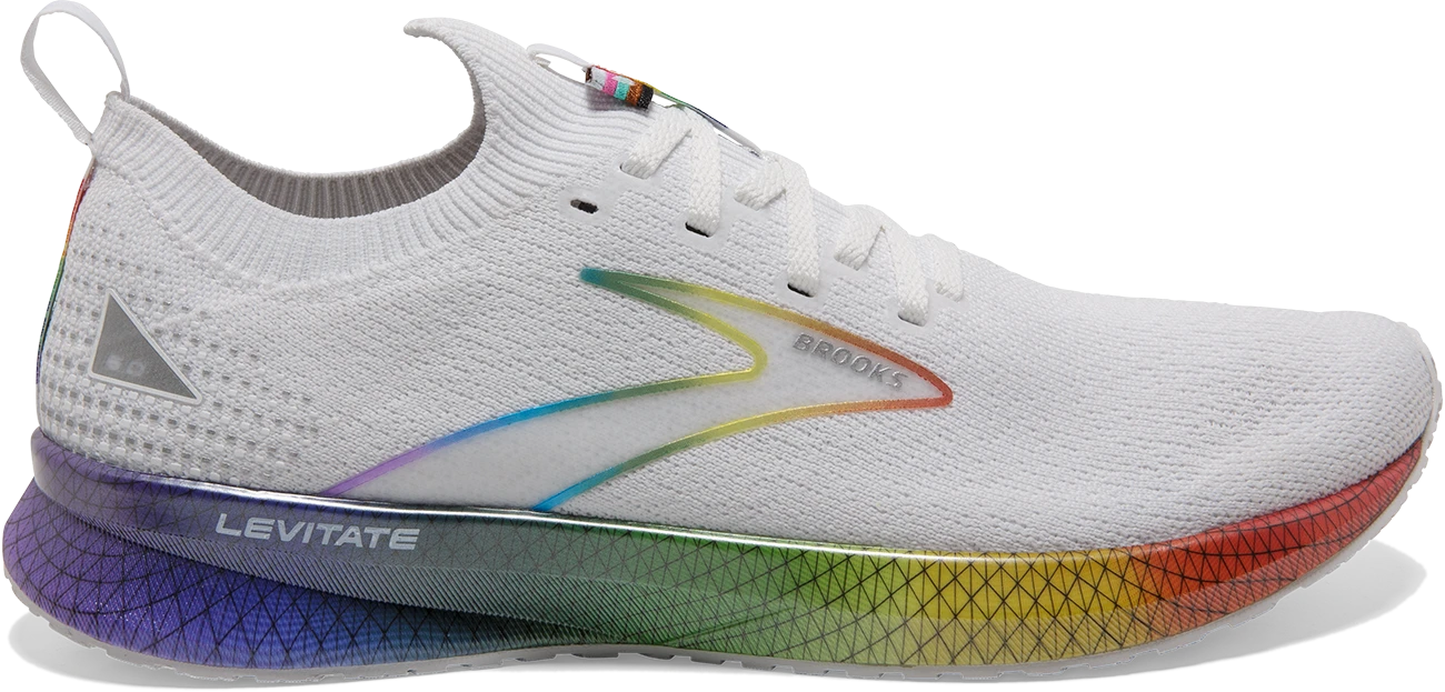 BROOKS Women’s "Love Moves" Levitate Stealthfit 5 (197 - White/Oyster/Multi) 1 BROOKS Women’s "Love Moves" Levitate Stealthfit 5 (197 - White/Oyster/Multi)