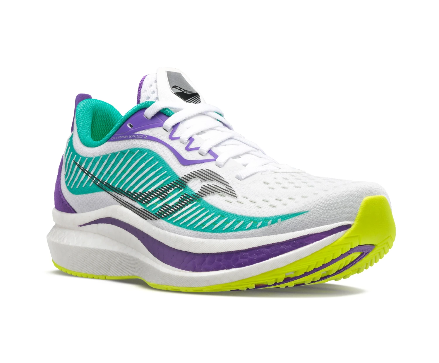 Saucony Women's Endorphin Speed 2 "Hot Streak" (116 - White/Jade) 2 Saucony Women's Endorphin Speed 2 "Hot Streak" (116 - White/Jade) - Image 2