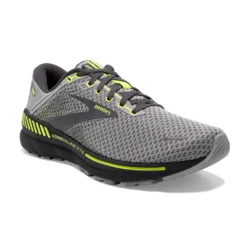 BROOKS Men's Adrenaline GTS 22 (068 -Grey/Pearl/Nightlife) 8 BROOKS Men's Adrenaline GTS 22 (068 -Grey/Pearl/Nightlife) -Comfort Shoes Store brooks 110366068 a